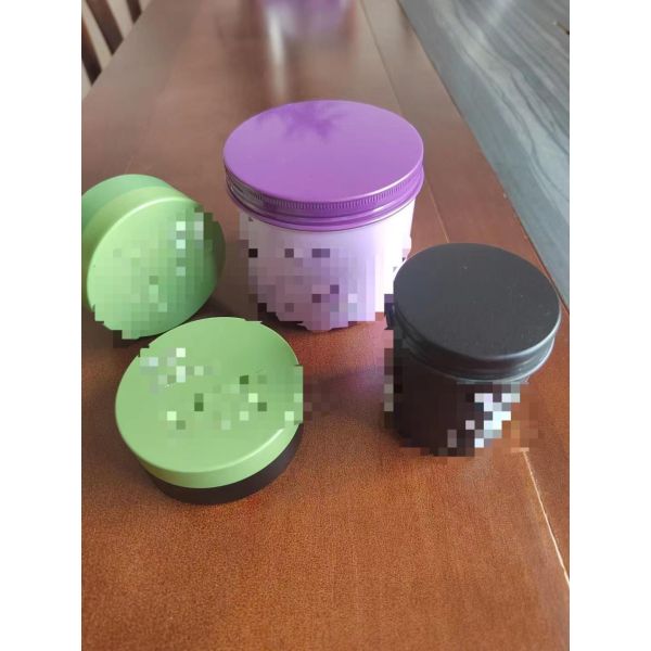 Food Grade 0.5L 500ml Big Aluminum Tin Box Tin Container Tin Jar With Screw Lid