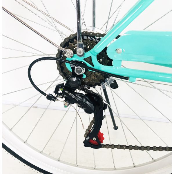 CPSC Colorful 700C CE Hi-Steel Lady City Bicycle with Aluminum Alloy Rim and 7 Speeds