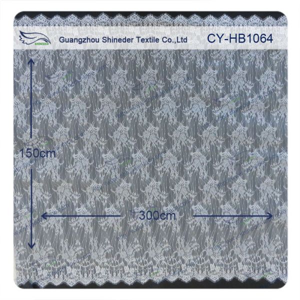 Antique Hand Cut Chantilly Voile Lace In Ladies Garment And Home Textile