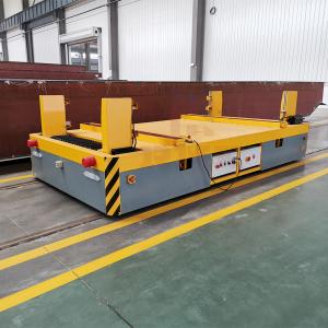 Quality Yellow Color 20 Tons Shipbuilding Using Rail Transfer Trolleys for sale