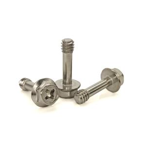 ZINC Finish 316 Stainless Steel Hex Flange Head Captive Screw for Heavy-Duty Applications