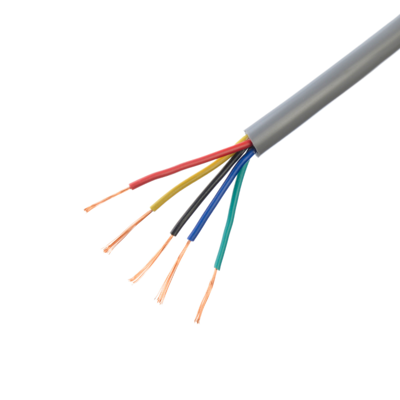 Flexible Power Cables H05vv-f 5 Core 0.5mm/1 mm Sq Copper Solid Conductor Electric Wire for Household Building Wire