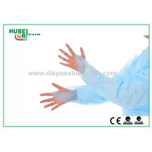 Anti Bacterial CPE Disposable Gowns With Thumb Cuffs