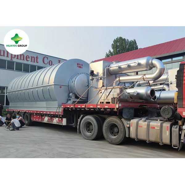 Buy 3 Ton Portable Plastic Pyrolysis Plant 40ft Container at wholesale prices
