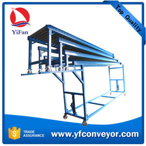 Robust Extendible Gravity Roller Conveyor for Unloading Container,Vehicles of