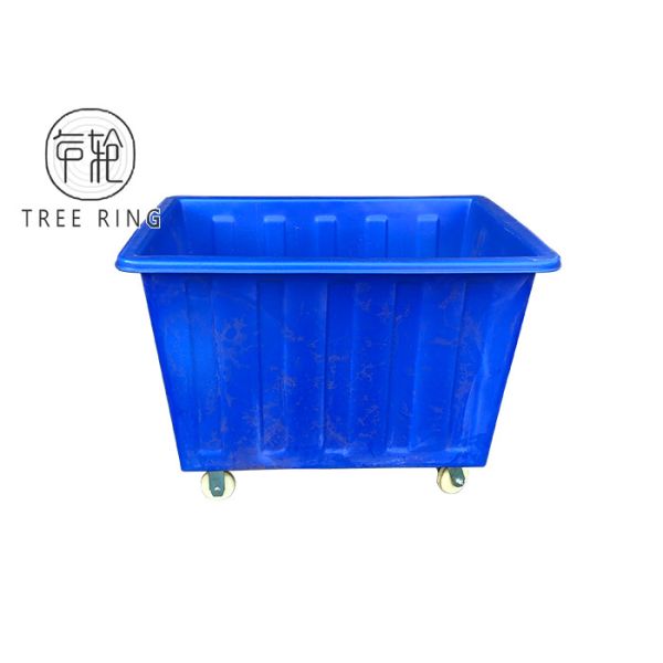 Buy Commercial Textile Mobile Tapered Plastic Box Truck Cart For Garment Industrial at wholesale prices