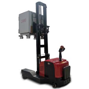 Fully Electric Omni Directional Forklift All Direction Reach Stacker 1000kg
