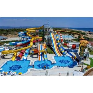 Outdoor Amusement Park Ride Swimming Pool Fiberglass Water Slide