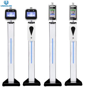 Stainless Steel 8" Time Attendance Facial Recognition Thermometer