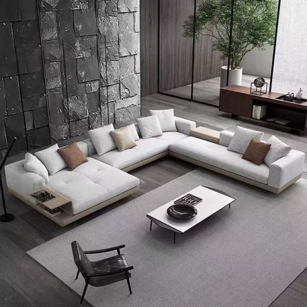 Set Sofa Luxury Modular Sofa Set Living Room L Shape Modern Italian Upholstered Couches Sample Offered Upon Request