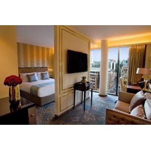 Melaka light luxury hotel room design of guestroom furniture by Stainless steel