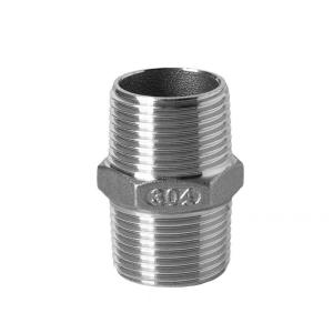 Pipe Connection DN8-DN100 Casting Pipe Fitting Nipple 3/4" with Thread on Both