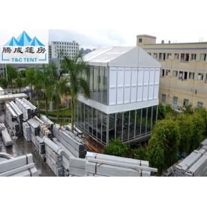 Customized Size Waterproof Double Decker Tent For Exhibition With ABS Wall