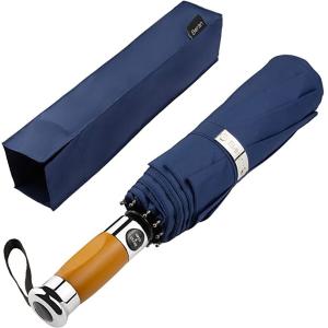 Canopy 210T Three Portable Folding Umbrella 9 Fiberglass Ribs