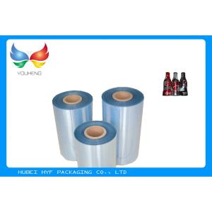 High Shrinkage 45mic Clear PET Shrinkable Film Rolls Plastic Film For Sleeves