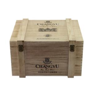 Large Whiskey Personalised Wooden Wine Box Glossy Lamination