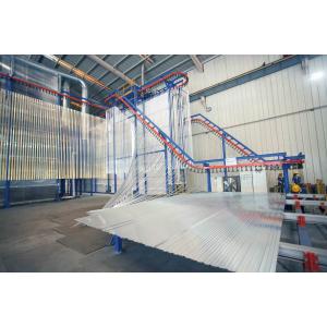 Quality Natural Gas Heating Vertical Powder Coating Line PLC Control for sale