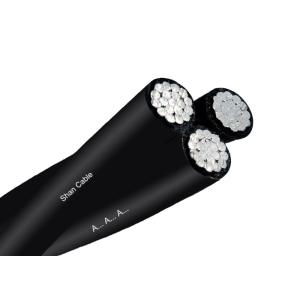 UV Aerial Bundled Cable ASTM Standard XLPE Cross Linking Sheath