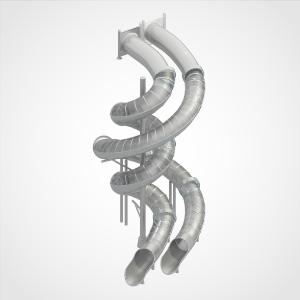 Stainless Steel Playground Slide for Kids 3-12 Years