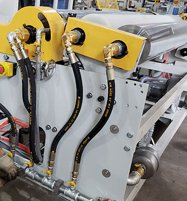 air cushion bubble film packing extruder machine air bubble film wrap making production line