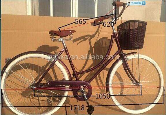 28 Inch City Bike OMA Bicycle Popular Dutch Cycle with Steel Frame and Fork Material