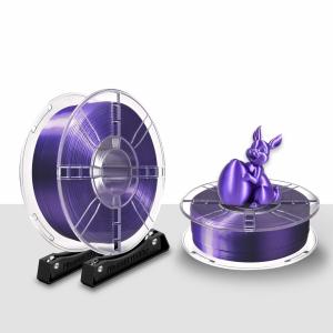 Silk Violet PLA 3D Printer Filament Toughness Enhanced