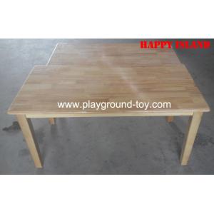 Quality Solid Wooden Kindergarten Classroom Furniture Table For Children Learning for sale