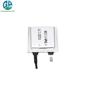 3.7V 30mAh Li Ion Rechargeable Battery 012323 KC Certificated