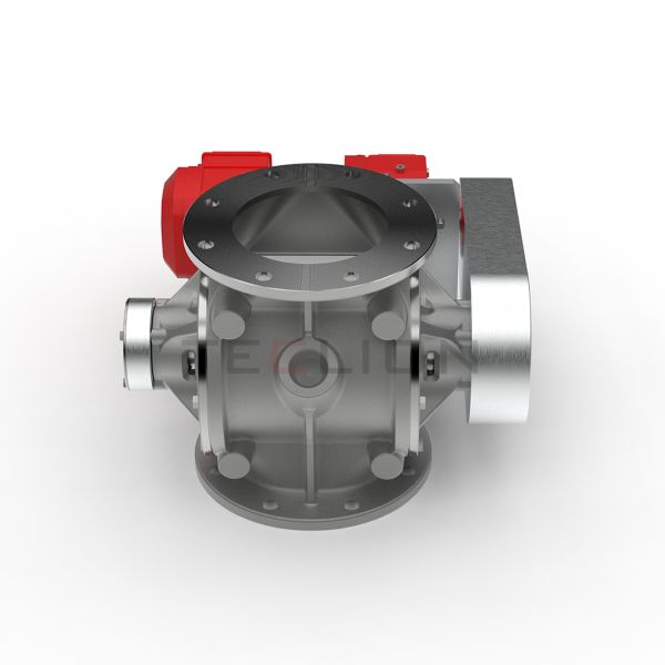 Industrial Powder Rotative Valve Feeder Airlock For Dust Collector OEM