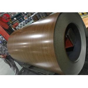 Q195 Prepainted Steel Coil Galvanized With Color Coated Ppgi Wooden Patten
