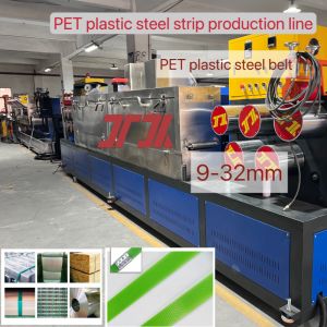 China 9-25mm PET belt making machine 100% PET Bottle Flake Material  PET Strap Making Machine on sale