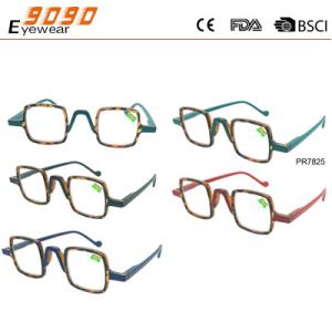 2019 new design diamond reading glasses with spring hinge,suitable for men and