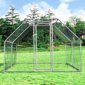 CE PVC Coating 3x4m Metal Walk In Chicken Coop