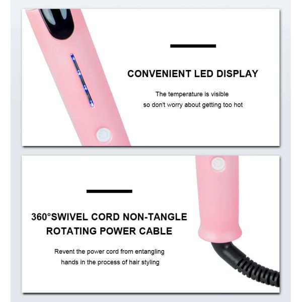 PTC Household Ceramic Hair Curler , Belt Clip 49W Marcel Curling Irons