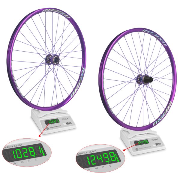 Customized 24 Inch Mountain Bike Wheelset Tubeless Rim Aluminum Braking Disc Brake Wheelset