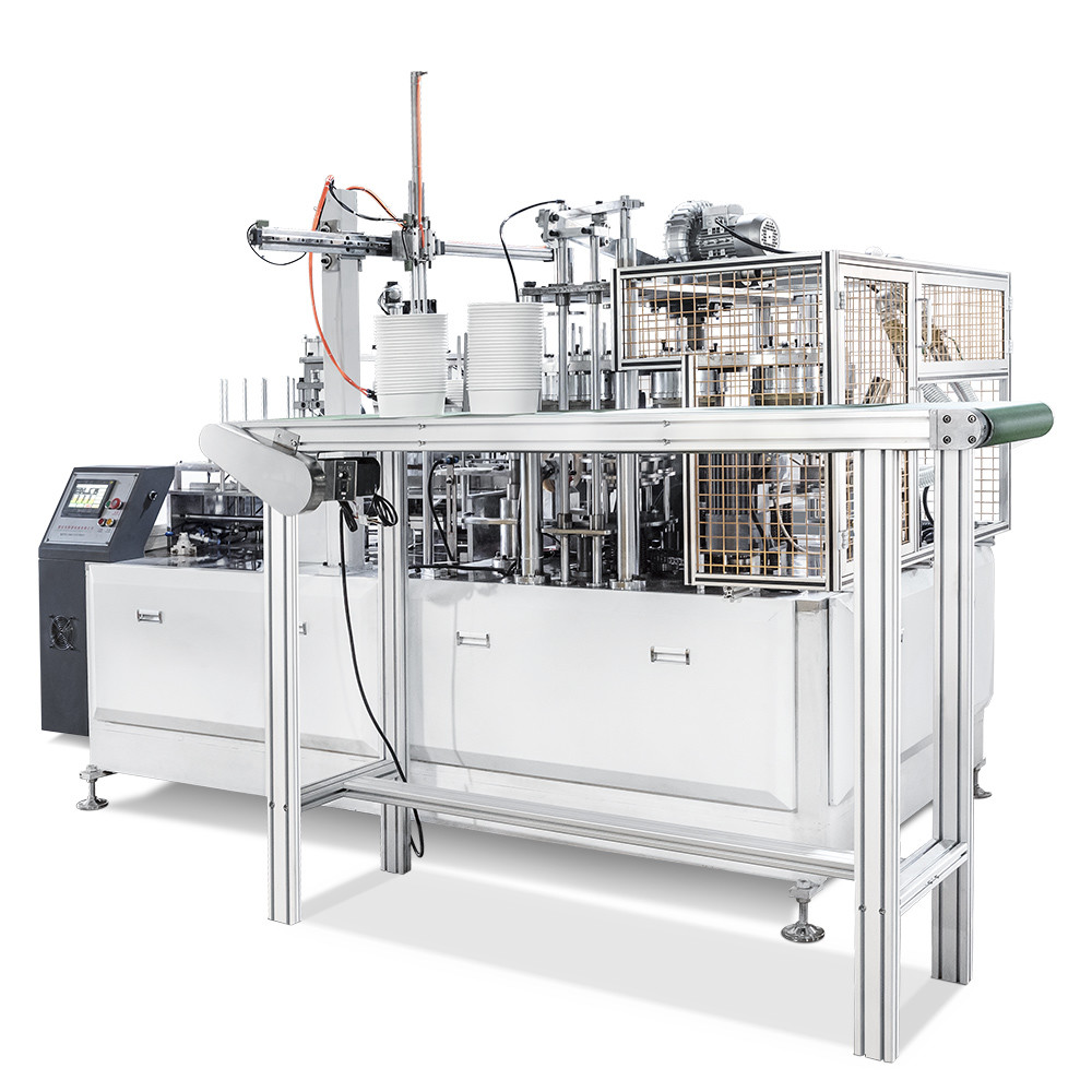 Disposable Kraft Paper Bucket Making Machine with Uitrasonic heater system