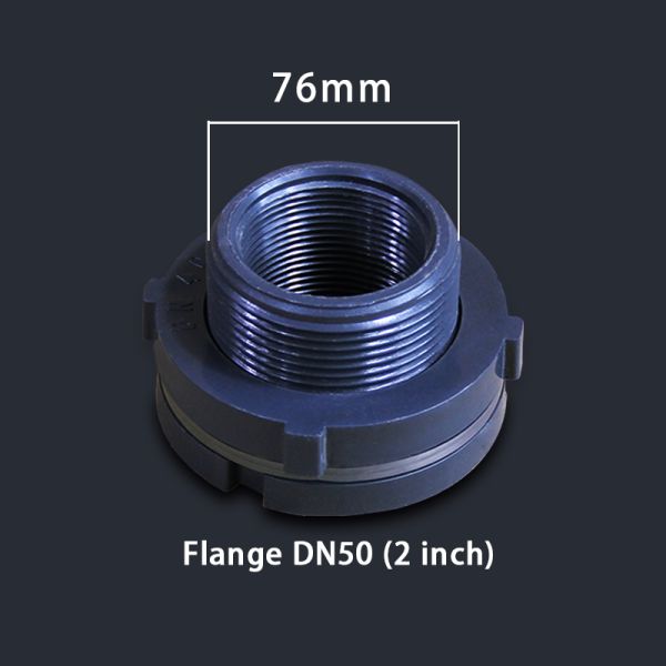 DN15-DN80 Garden Water Tank Plastic PVC Valve Fittings Adapter with Flange Connection