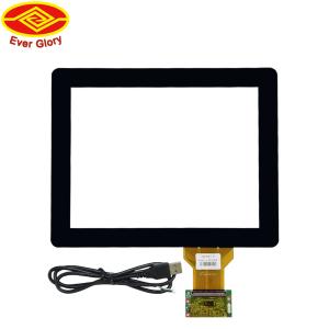 Customized Capacitive Touch Panel 12.1 Inch Tempered Glass For Voyage