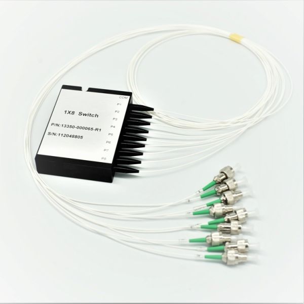 Buy 1310nm 1550nm ABS 1x8 Mechanical Optical Switch Non Latching 500mW at wholesale prices