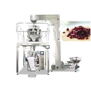 Multihead Weigher Automatic Packing Machine For Dried Cranberries , Fruit ,