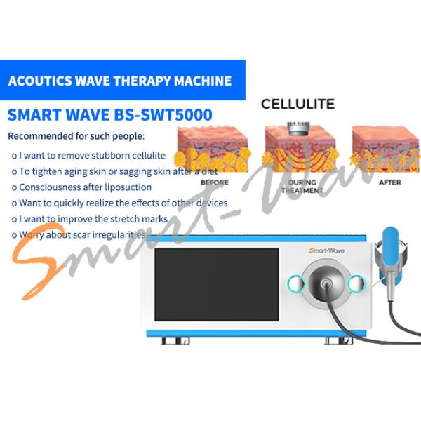 6 Transmitters Acoustic Wave Therapy Machine For Stretch Marks Removal / Body