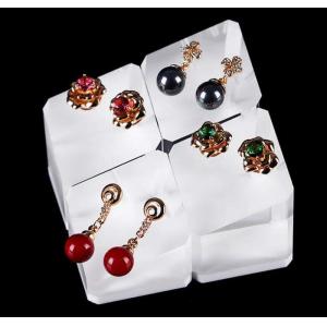 Multifunctional Acrylic Display Stands Engraving Crafts For Rings / Earrings
