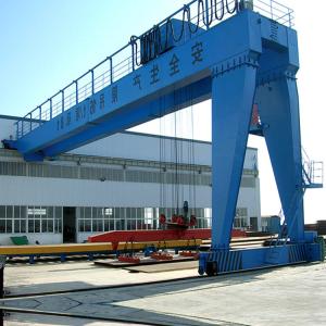 BMG Type Single Speed Double Girder Gantry Crane For Factory Yard