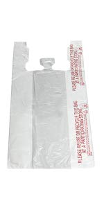 Reli. T-shirt Bags (300 Count) (11.5" x 6.5" x 21") (Plain White)