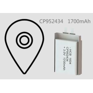 China Non Rechargeable 9.7mm 1700MAh Lithium Pouch Battery on sale