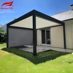 Smart Remote Controlled Aluminum Garden Pergola Waterproof Windproof Gazebo