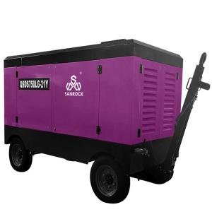 Mining Rotary Screw Portable Diesel Air Compressor