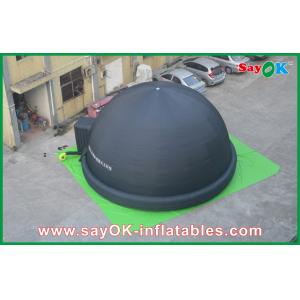 Printing Logo Black Inflatable Projection Tent For Education Class