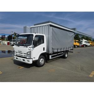 GVW 3500kg Japanese Isuzu Tarpaulin Truck KV100 115hp Light Cargo Box Van Truck