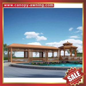 outdoor garden park classical wood style Aluminium aluminum alloy metal gazebo